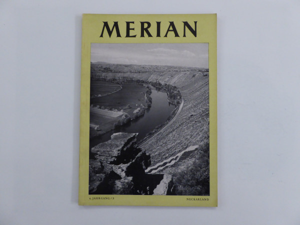 Merian Heft Neckarland 1953 6. Jahrg.