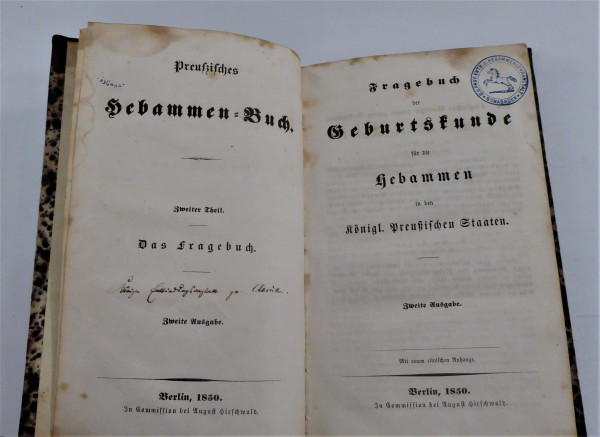 Preußisches Hebammenbuch-Fragenbuch