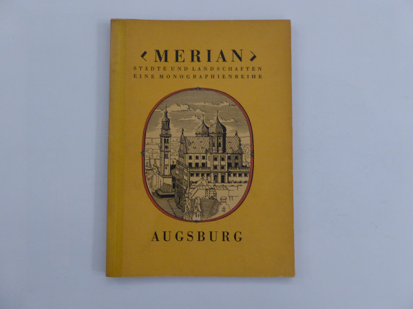 Merian Heft Augsburg 1948 1. Jahrg.