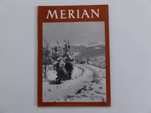 Merian Heft Riesengebirge 1953 6. Jg.