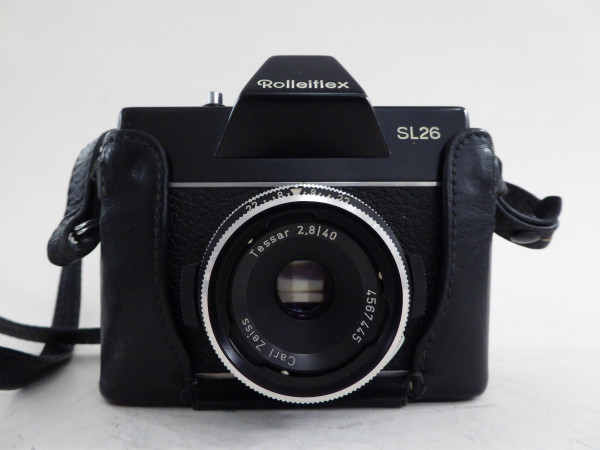 Rolleiflex SL26 mit Tessar 1:2,8 / 40 mm mit Tasche