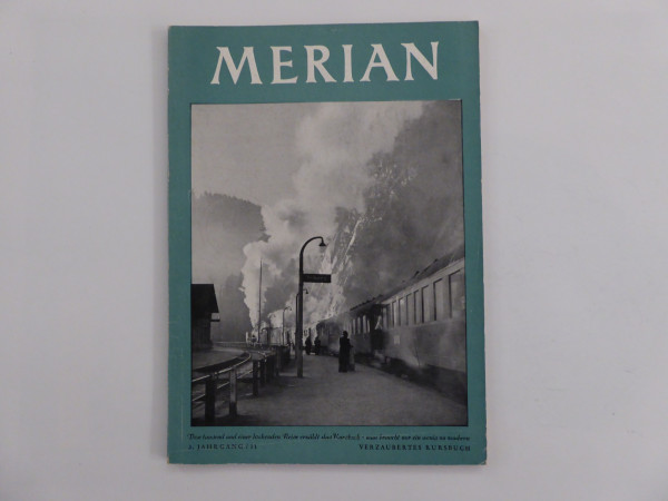Merian Heft Verzaubertes Kursbuch 1951
