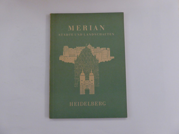 Merian Heft Heidelberg 1949 1. Jahrg.