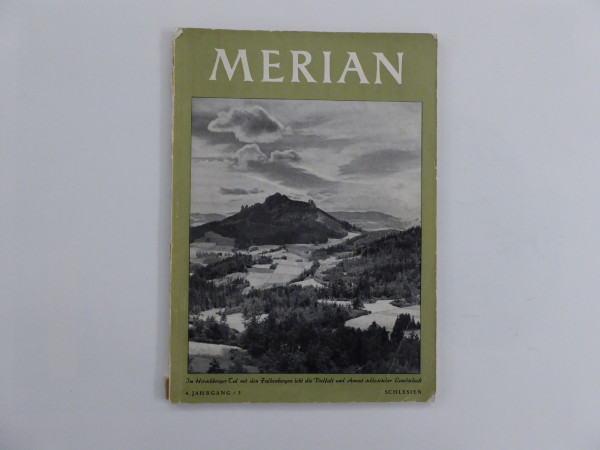 Merian Heft Schlesien 1951 4. Jahrg.