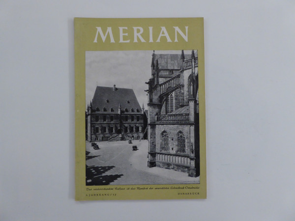 Merian Heft Osnabrück 1951 3. Jahrg.